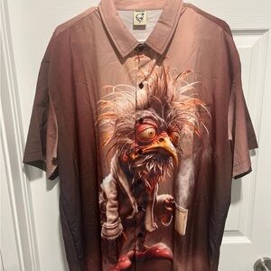 Hardady t shirt Coffe and chicken size xl